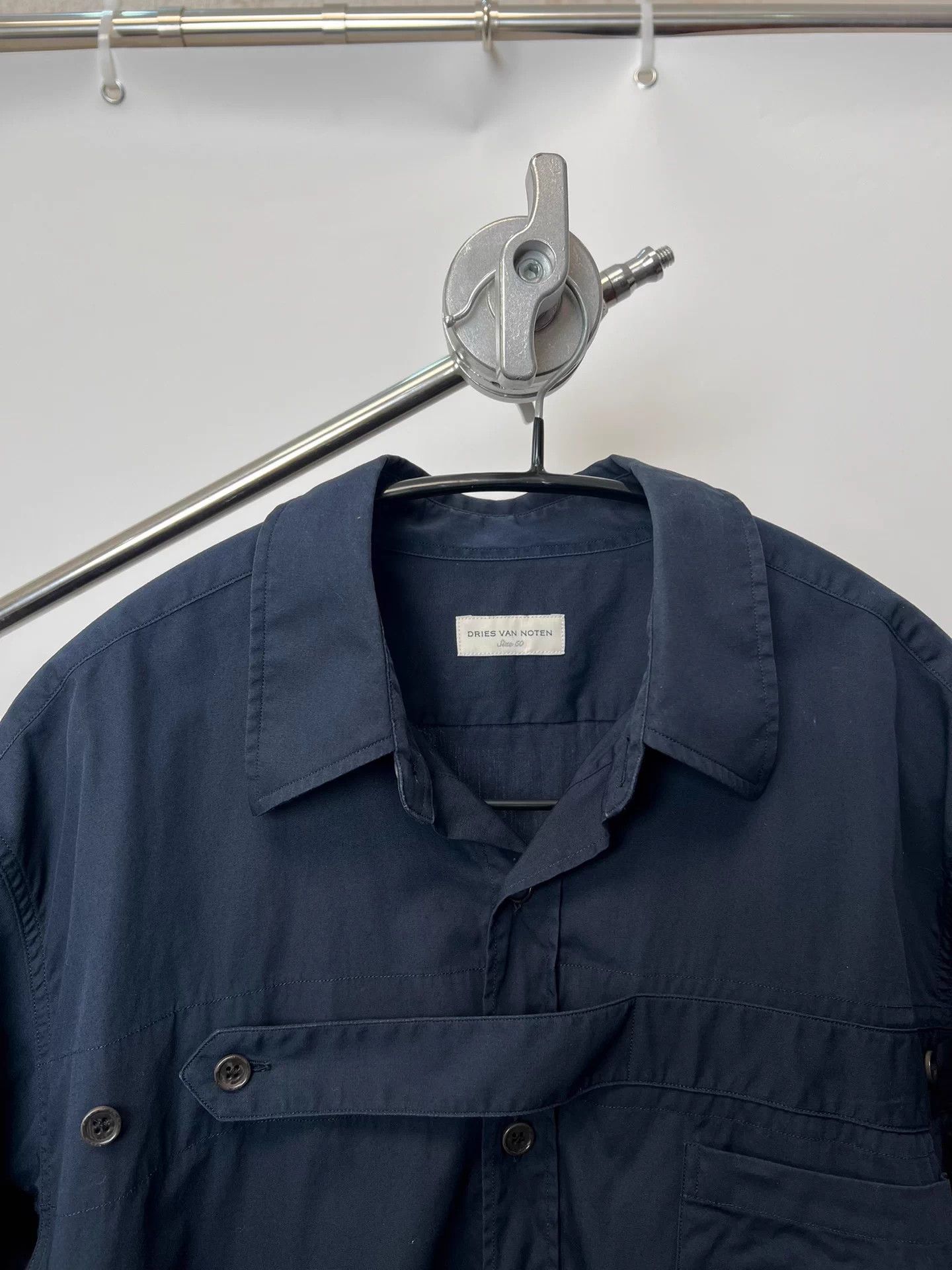 Dries Van Noten Dries Van Noten Tie-Front Shaped Shirt Size US M / EU 48-50 / 2 - 3 Thumbnail