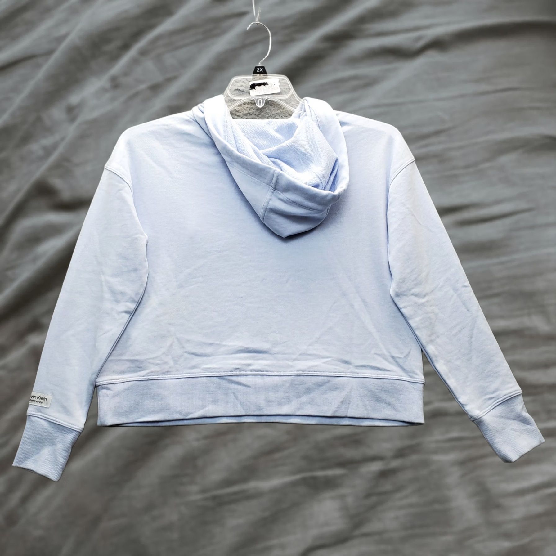 Calvin Klein Calvin Klein Performance Hoodie Womens XS Multi Spell Out Drawstring Pullover Size XS / US 0-2 / IT 36-38 - 1 Thumbnail
