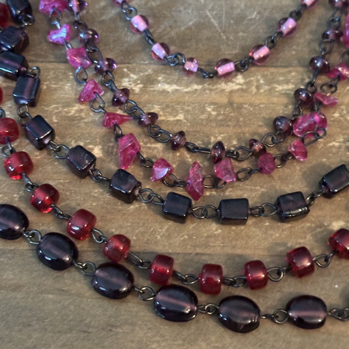 Other Multi chain layered multi bead swag necklace Size ONE SIZE - 3 Thumbnail