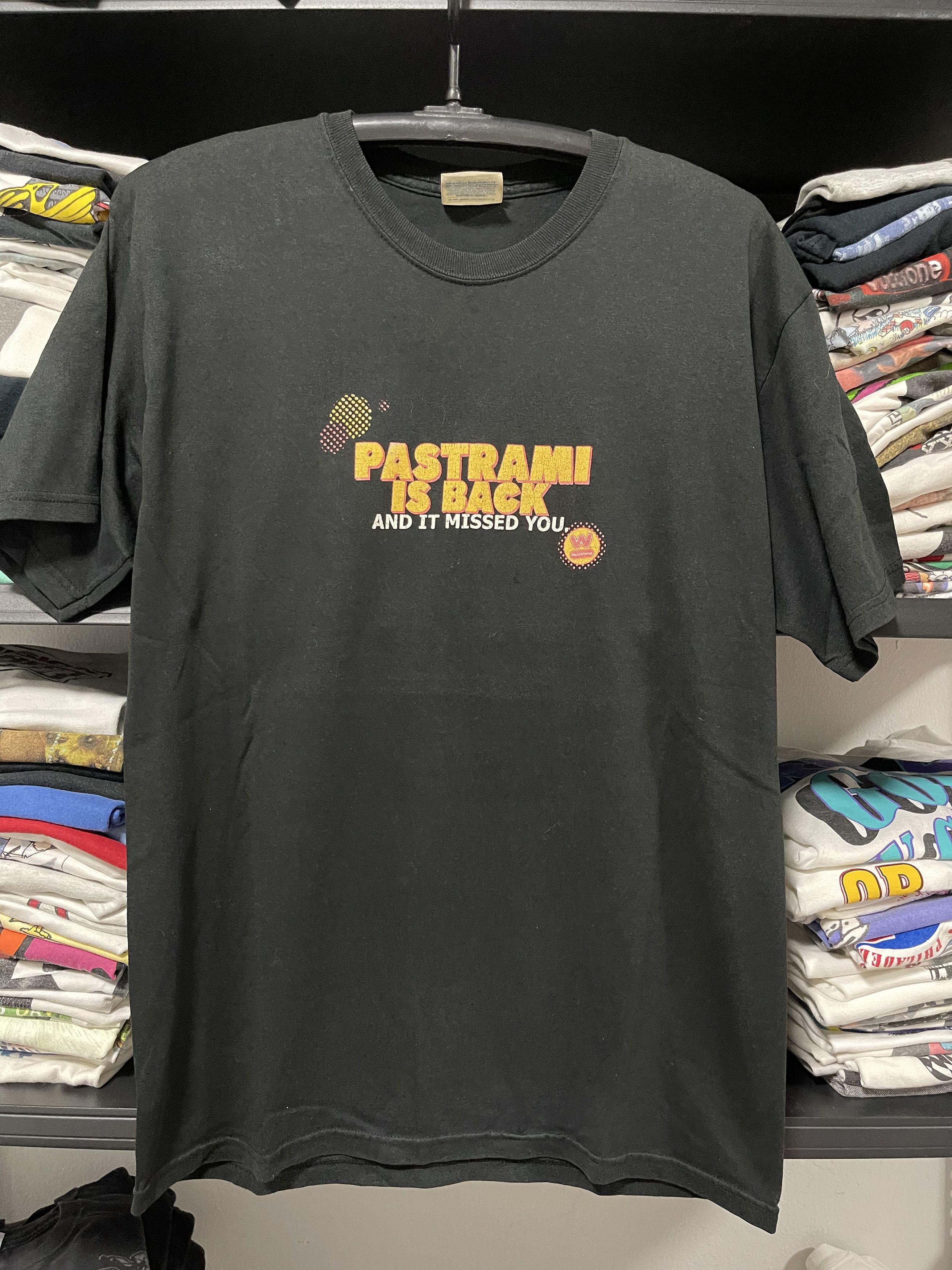 Vintage Wienerschnitzel PASTRAMI IS BACK Hot Dogs Restaurant Tee M Size US M / EU 48-50 / 2 - 1 Thumbnail
