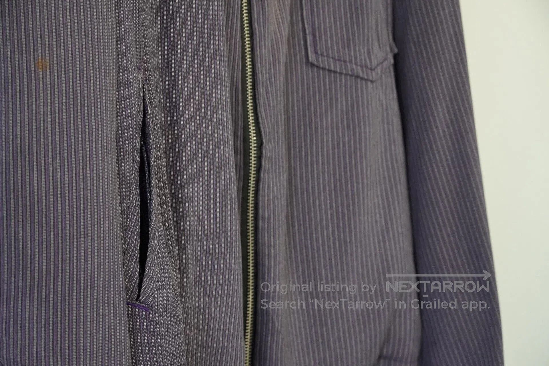 Yohji Yamamoto Yohji Yamamoto Striped Zip Jacket. Size US M / EU 48-50 / 2 - 4 Thumbnail
