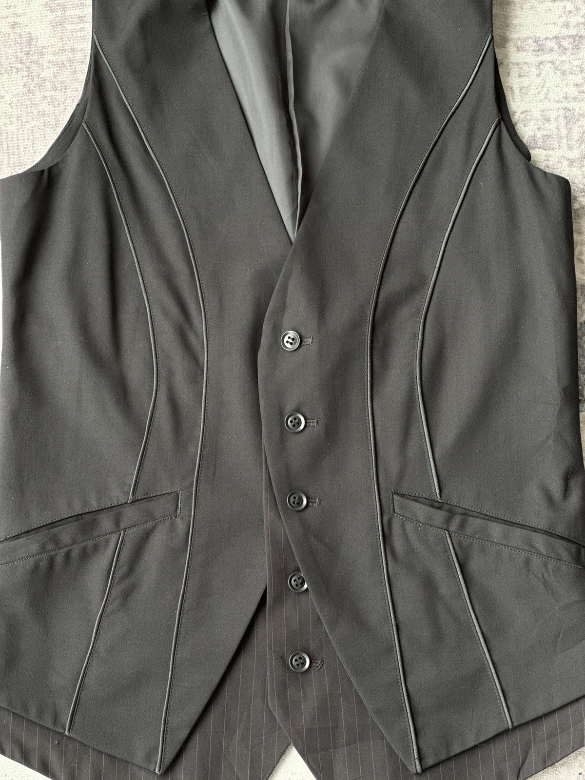 Morgan De Toi Morgan De Toi Homme Punk Peom Vest Jacket Size US M / EU 48-50 / 2 - 3 Thumbnail