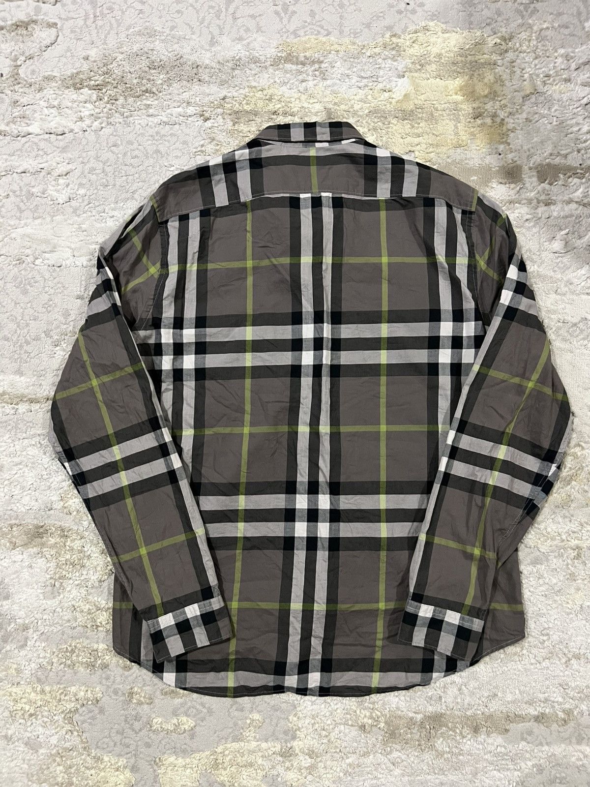 Burberry AUTHENTIC Burberry Brit Somerton Nova Checkered Oxford Shirt Size US L / EU 52-54 / 3 - 4 Thumbnail