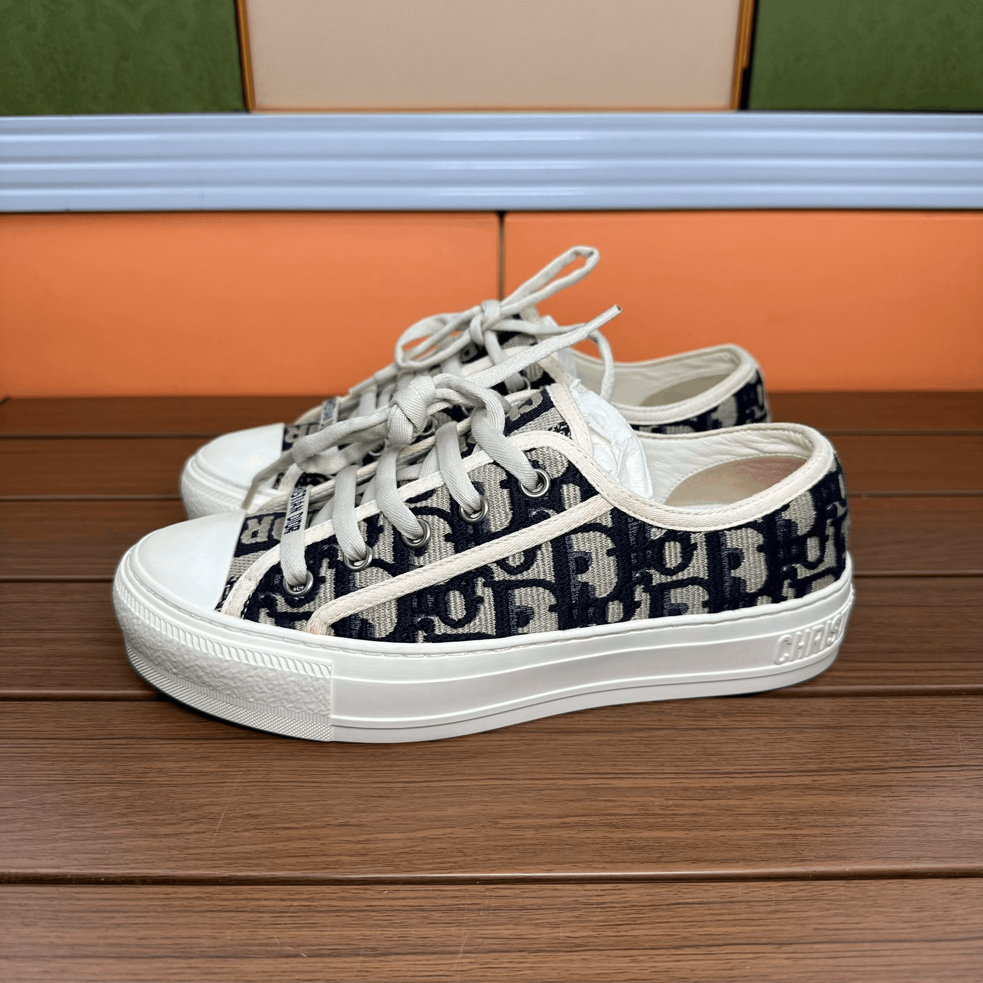 Dior Dior Lowtop Sneakers it_34 Women Size US 4 / IT 34 - 1 Thumbnail