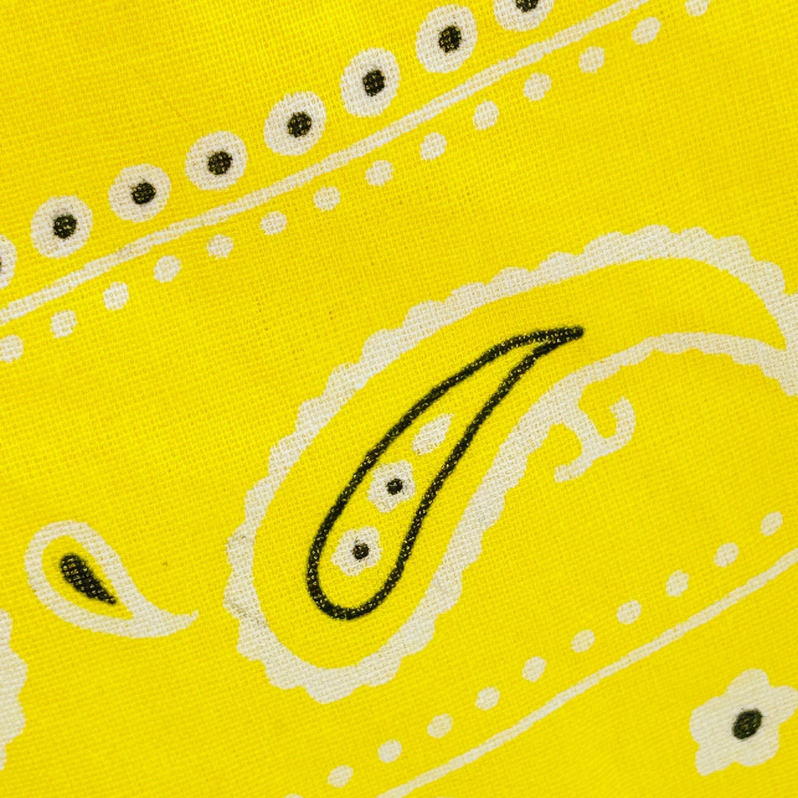 Other Upcycled Funky Orange Yellow Paisley Bandana Large Tote Bag Size ONE SIZE - 6 Thumbnail