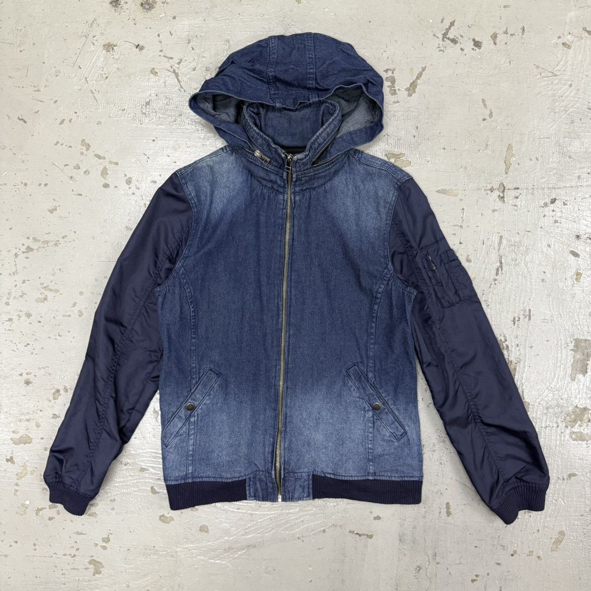 In The Attic In The Attic Hybrid Denim MA-1 Jacket Size US M / EU 48-50 / 2 - 1 Thumbnail