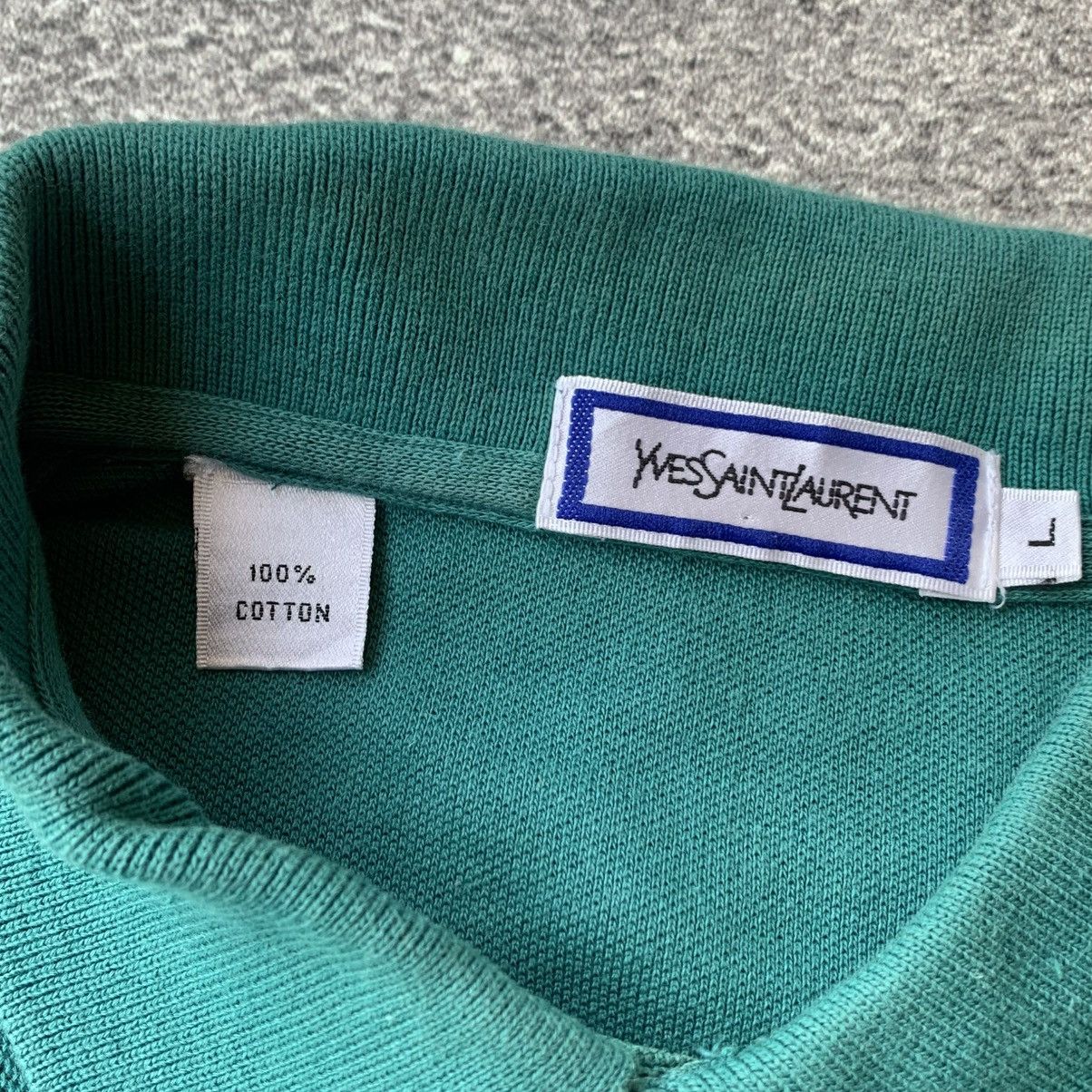 Yves Saint Laurent Vintage YvesSaintlaurent Polo Shirt Size US L / EU 52-54 / 3 - 9 Thumbnail