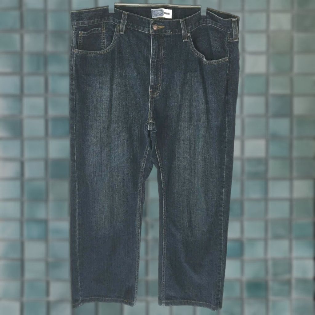 Levi's VINTAGE Levi's Men's Straight Leg Jeans 40x32 Blue Denim 90s Casual Relaxed Fit Size US 40 / EU 56 - 1 Thumbnail