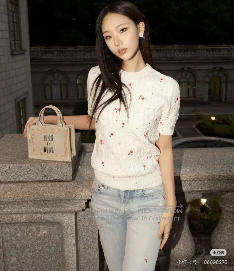 Dior Dior 26 early spring flower letter logo embroidery knitted Size XS / US 0-2 / IT 36-38 - 7 Thumbnail