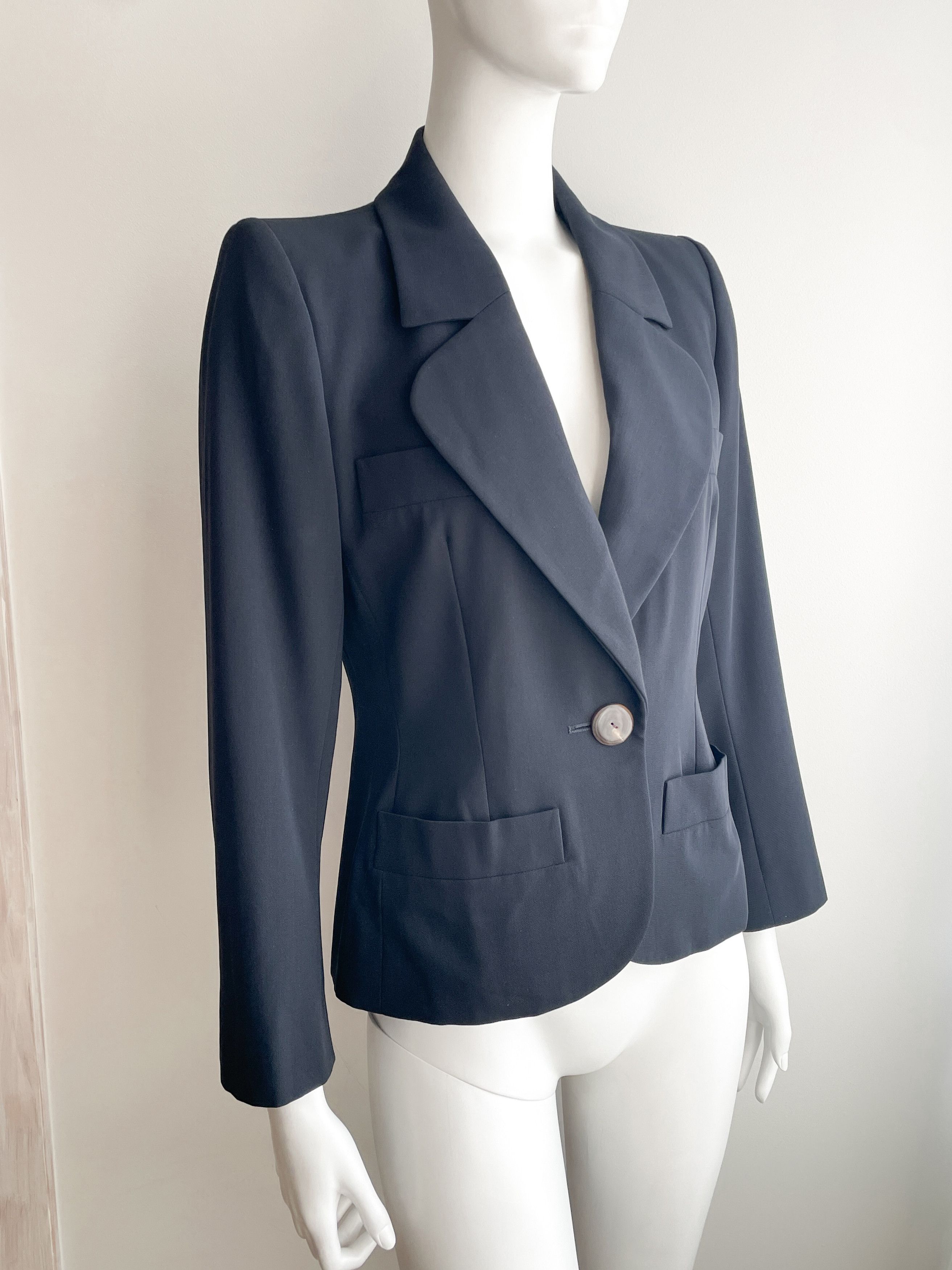 Yves Saint Laurent wool blazer Size S / US 4 / IT 40 - 2 Thumbnail