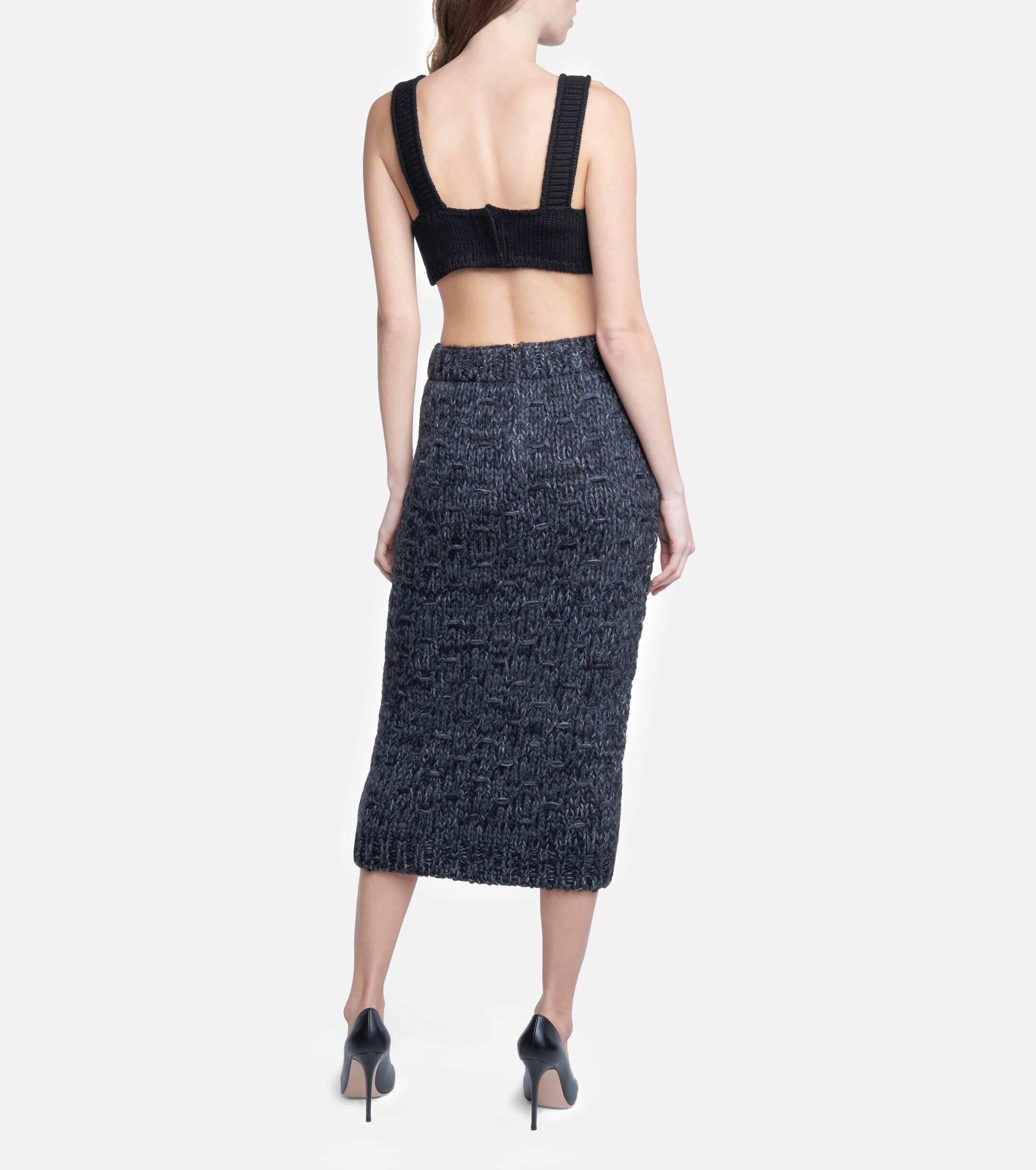 Dolce & Gabbana MSRP~600€ Unique Crop Top, 100% Cashmere! Tank Top, Bralette Size L / US 10 / IT 46 - 3 Thumbnail