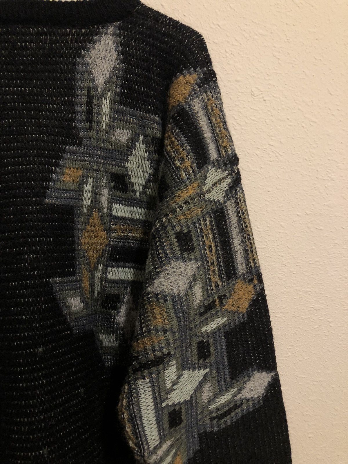 Vintage Vintage Y2K Fiori Blu Wool Knit Pullover Sweater Size US M / EU 48-50 / 2 - 8 Thumbnail