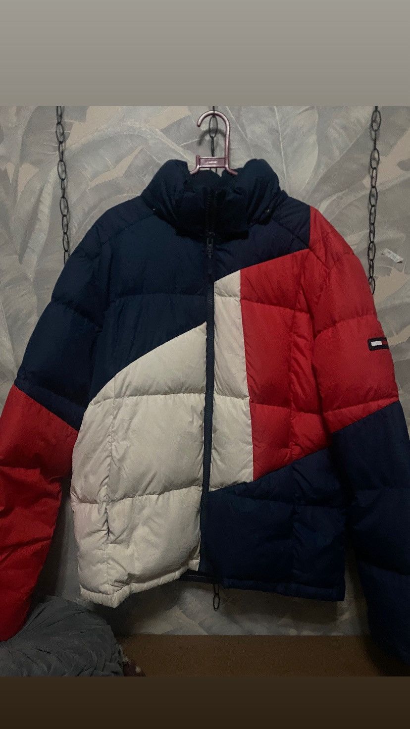 Tommy Hilfiger puffer jacket by tommy hilfiger big flag Size US XXL / EU 58 / 5 - 1 Thumbnail