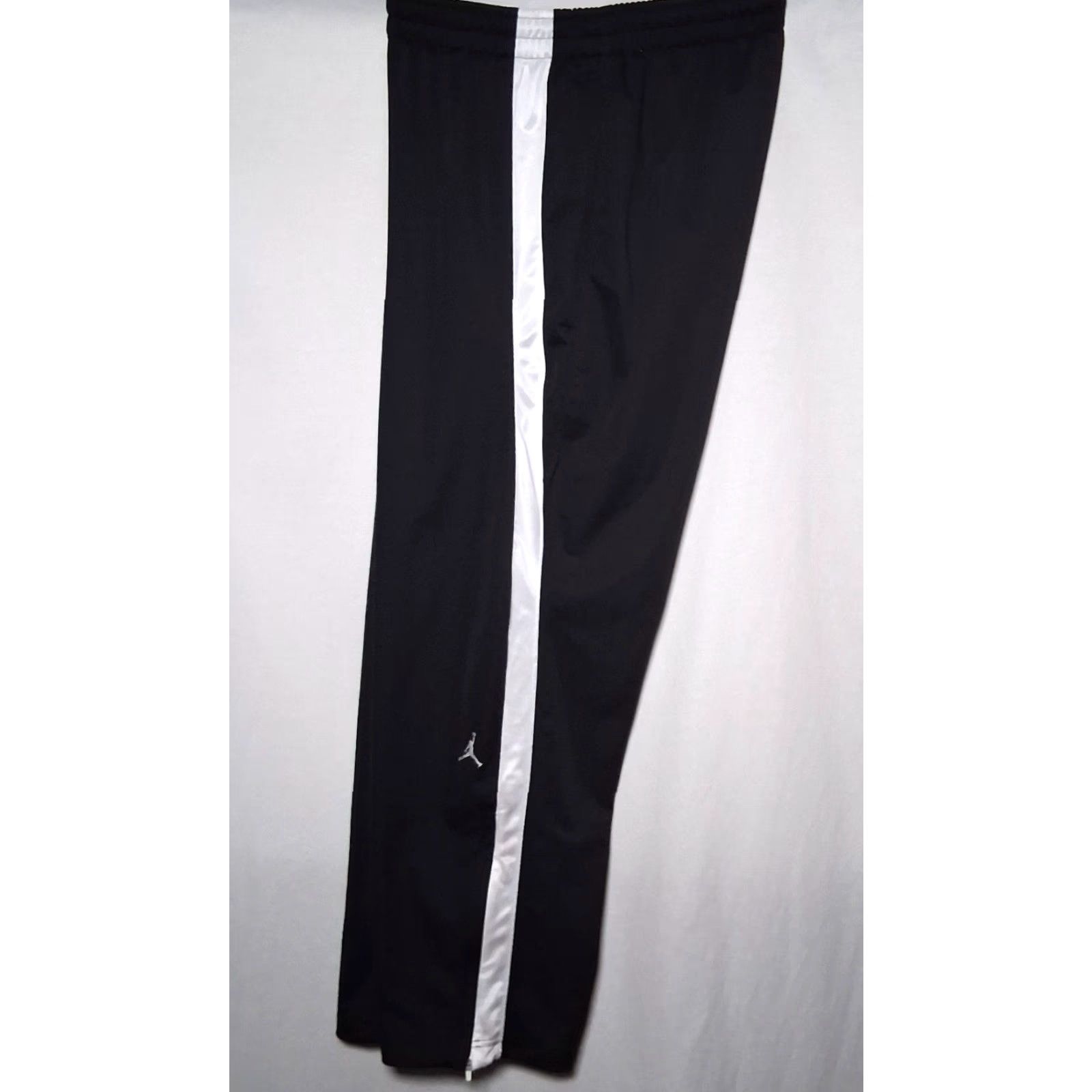Jordan Brand Air Jordan Pants Men XL Black Stripe Athletic Sports Athleisure Read Size US 36 / EU 52 - 4 Thumbnail