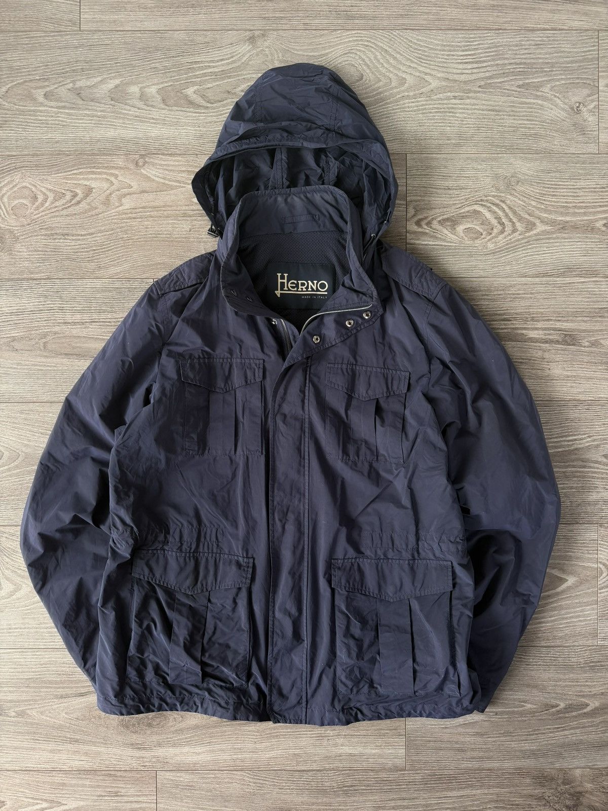 Herno Herno Premium Made in Italy Nylon Mens Jacket Size US XL / EU 56 / 4 - 2 Thumbnail