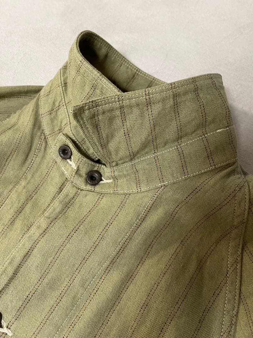 Kapital Kapital Gibson Stripe Cactus Overshirt Size US M / EU 48-50 / 2 - 8 Thumbnail