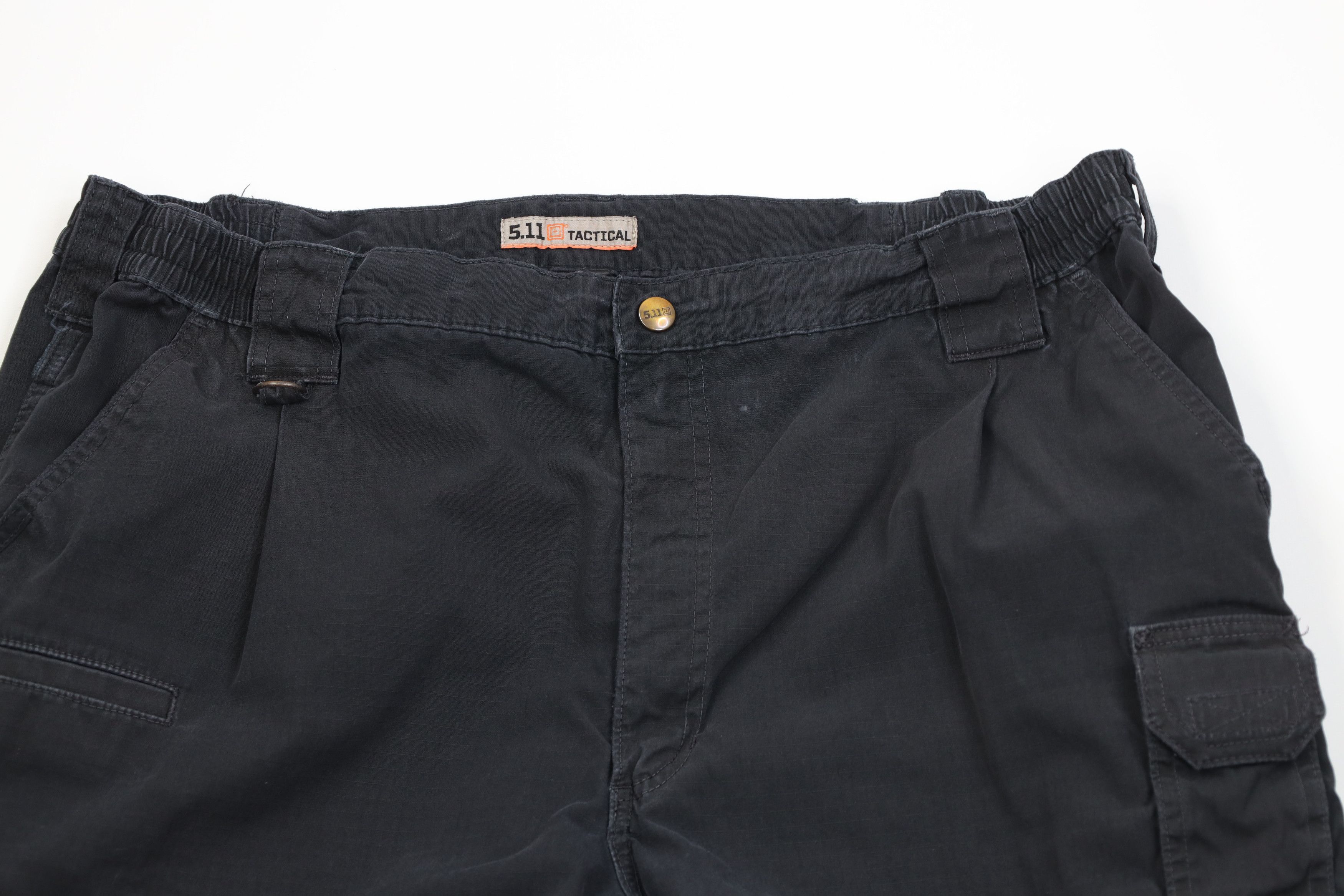 Vintage 5.11 Tactical Series Ripstop Taclite Pro Cargo Pants Black Size US 42 / EU 58 - 2 Thumbnail