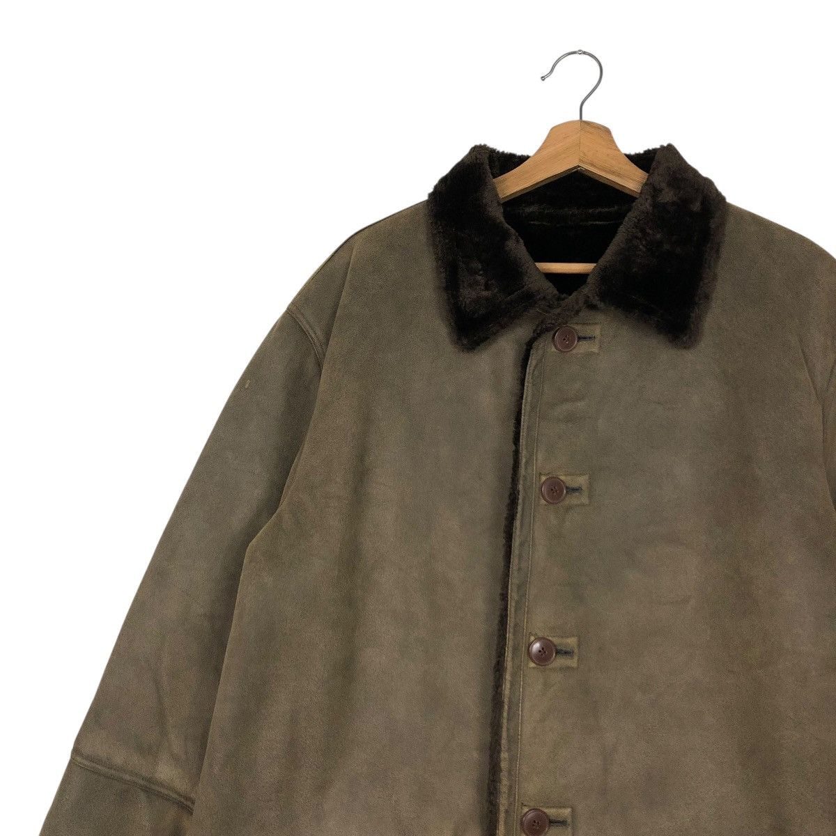 Japanese Brand 🔥VINTAGE GENUINE LEATHER JACKET MEN’S CLUB ISSEY MIYAKE Size US L / EU 52-54 / 3 - 9 Thumbnail