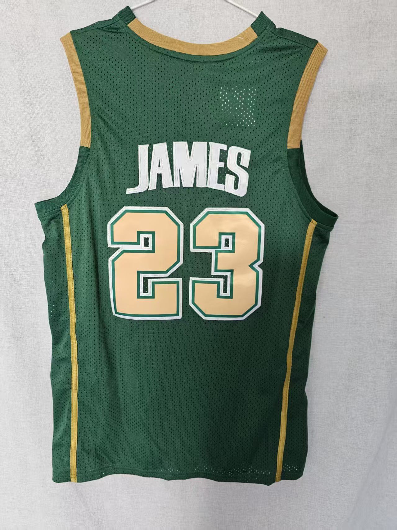 NBA Irish #23 LeBron James Jersey Green Size US XL / EU 56 / 4 - 1 Thumbnail