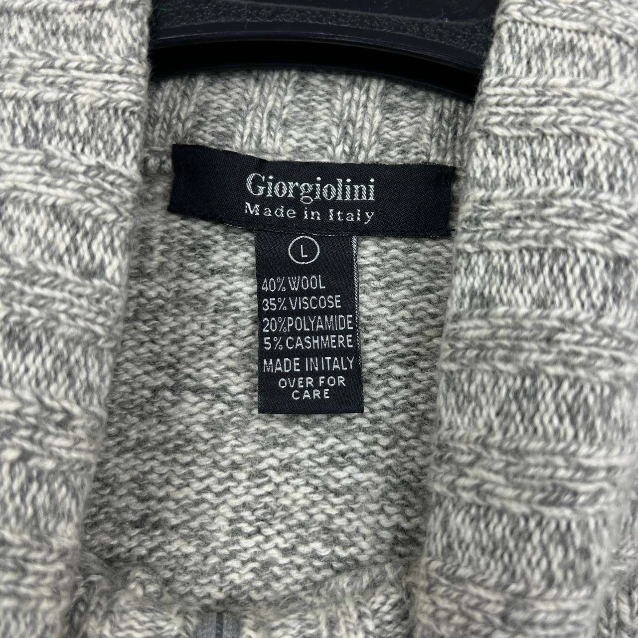Other Giorgiolini Sweater Men Long Sleeve Quarter Zip Mock Neck L Size US L / EU 52-54 / 3 - 6 Thumbnail
