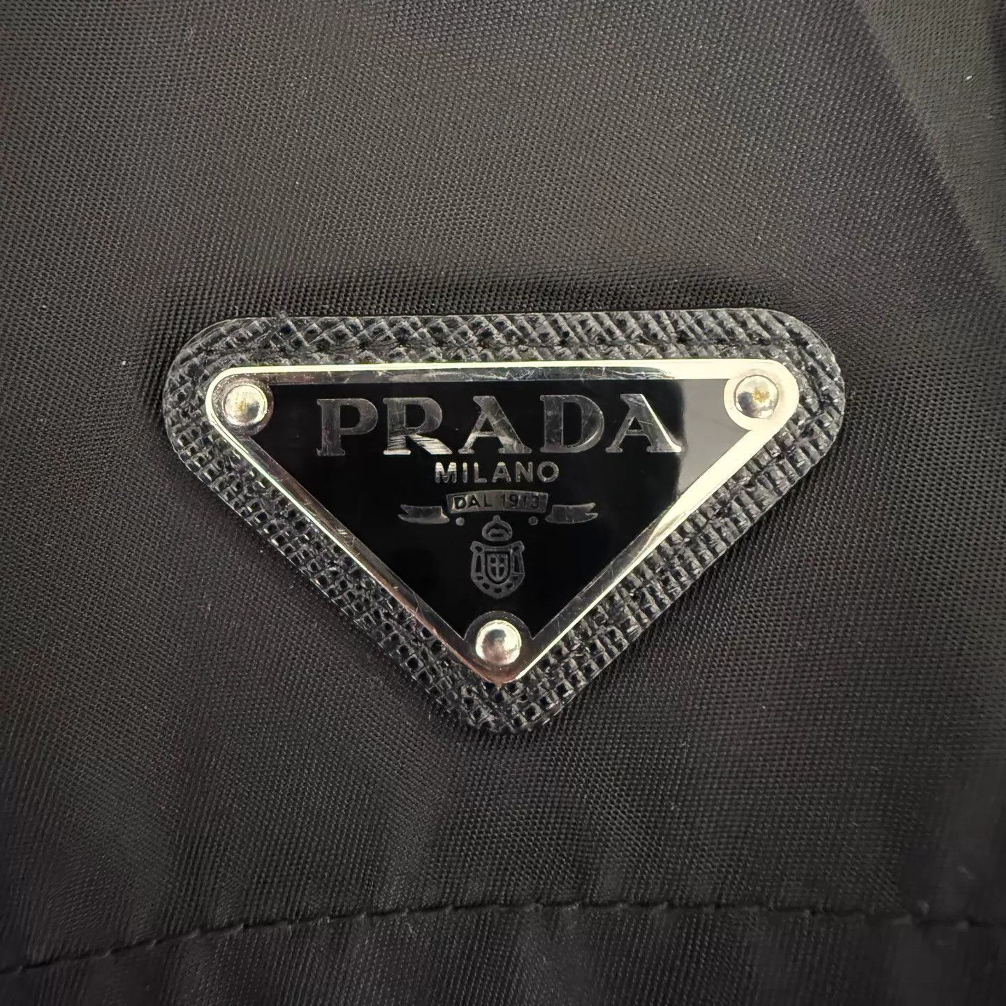 Prada Prada Women's Black Triangle Logo Nylon Short 42 Size 28" / US 6 / IT 42 - 4 Thumbnail