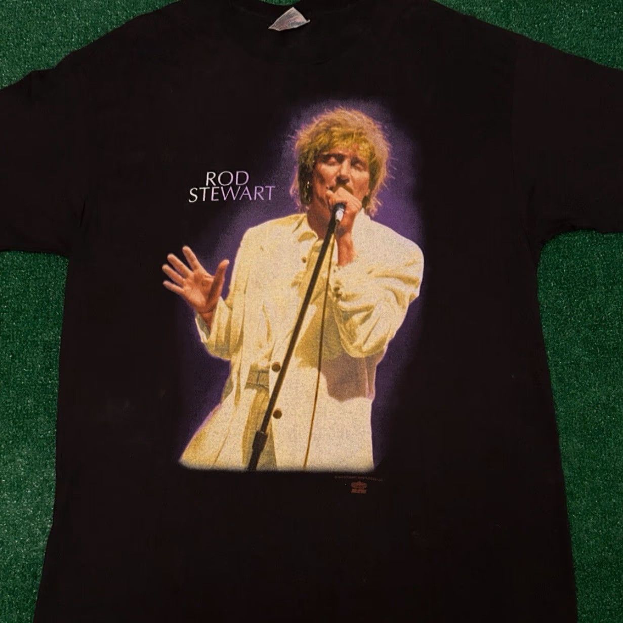Vintage VINTAGE Rod Stewart 1993 A Night To Remember Tour Shirt Mens XL Black 90s Rock Music Shirts Mens Size US XL / EU 56 / 4 - 5 Thumbnail