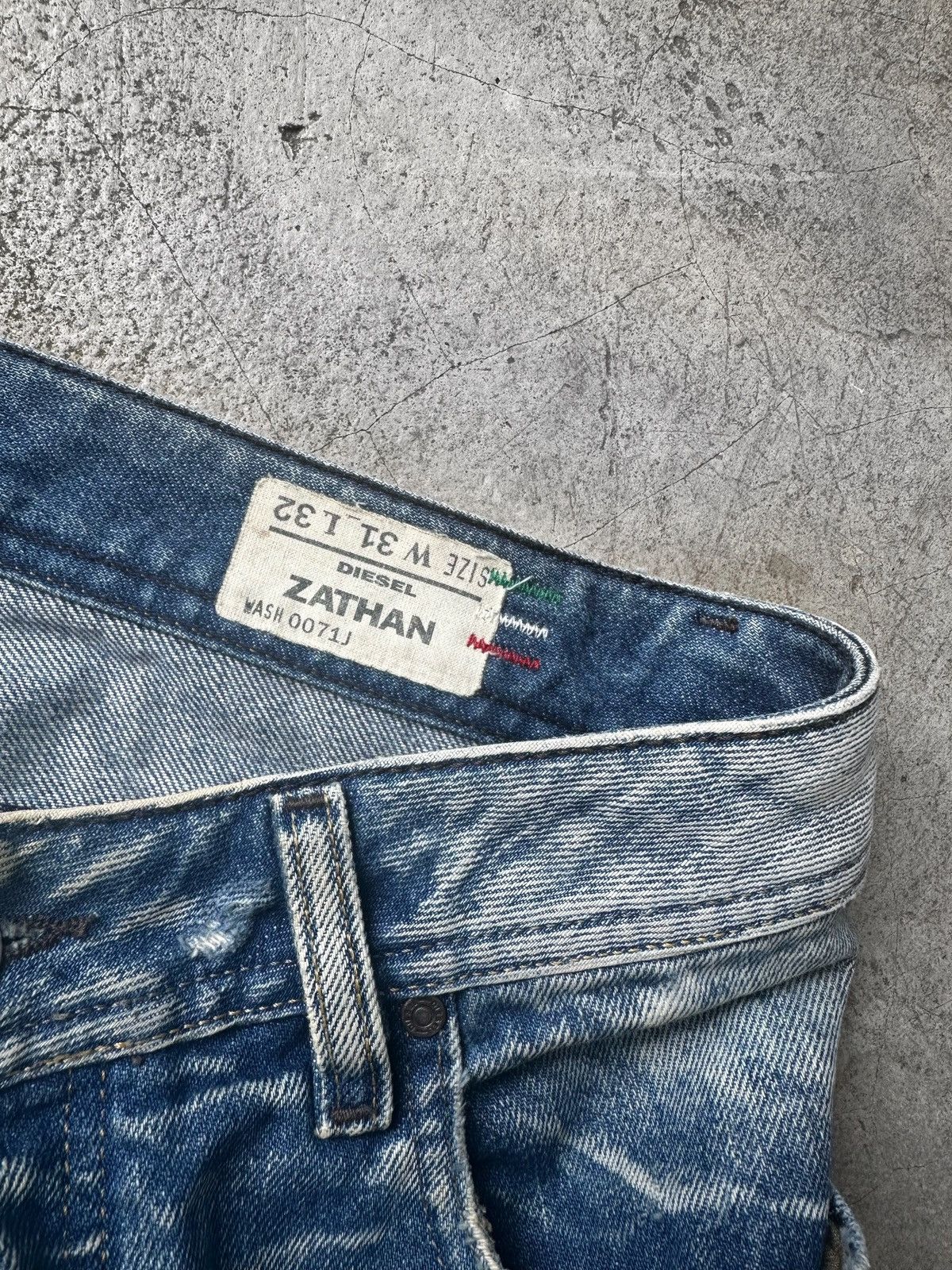 Diesel Diesel Flared Distressed Zathan Denim Size US 32 / EU 48 - 7 Thumbnail