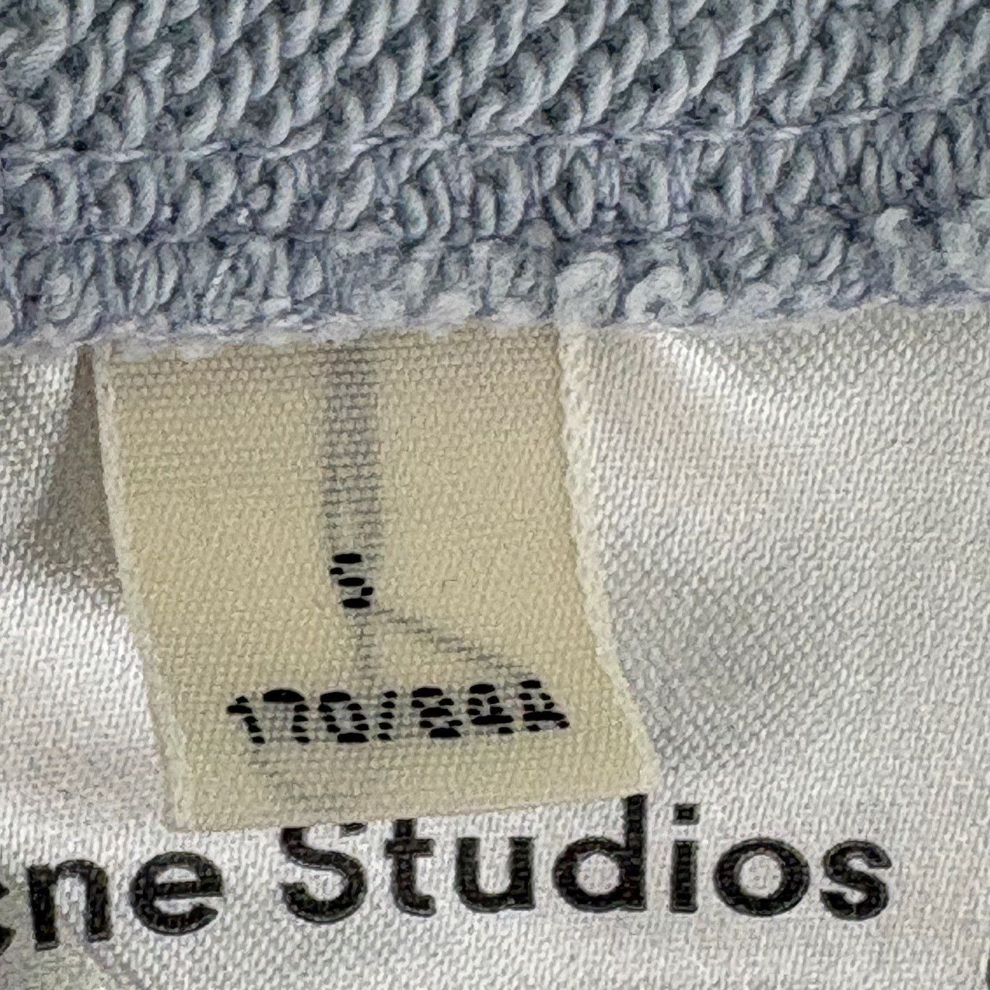 Other Acne Studios Haze-blue letter embroidered washable hoodie| Size US M / EU 48-50 / 2 - 5 Thumbnail