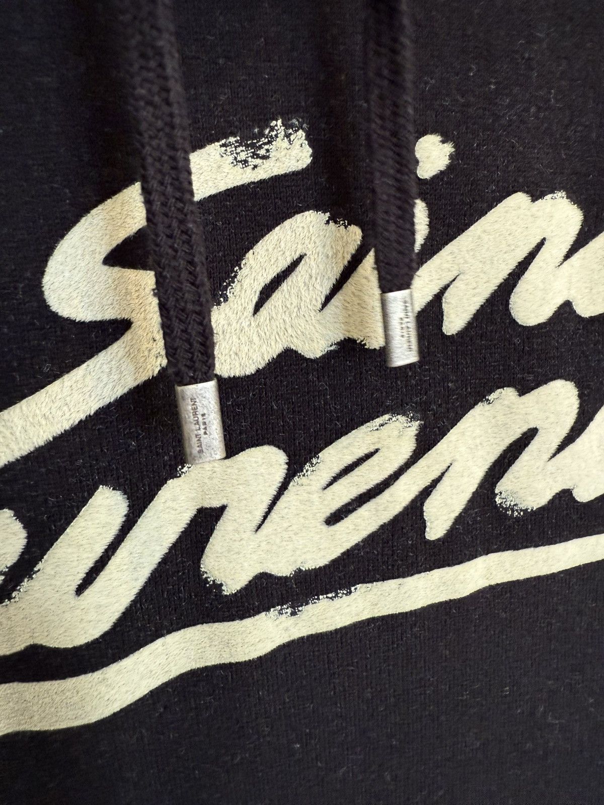 Saint Laurent Paris $1150 🤑 Saint Laurent 50’s signature logo hoodie black L Size US L / EU 52-54 / 3 - 15 Thumbnail