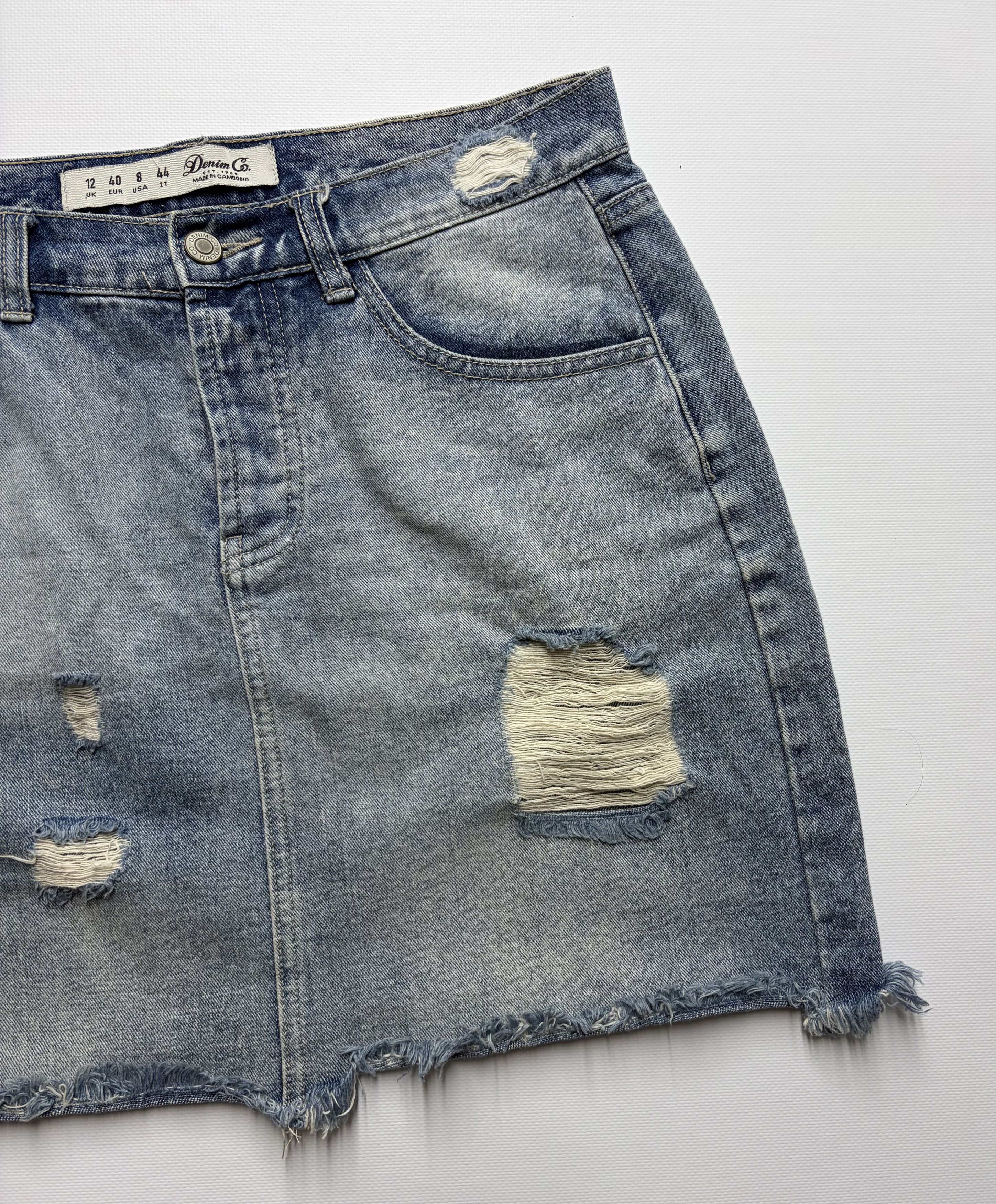 Vintage Women's Midi Denim Skirt Size 29" - 3 Thumbnail