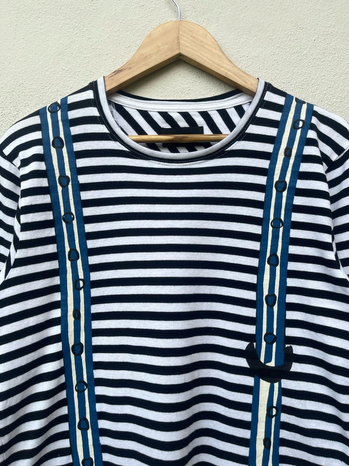 Issey Miyake × Japanese Brand × Tsumori Chisato Issey Miyake Tsumori Chisato Border Line Longsleeve Tee Size US M / EU 48-50 / 2 - 4 Thumbnail