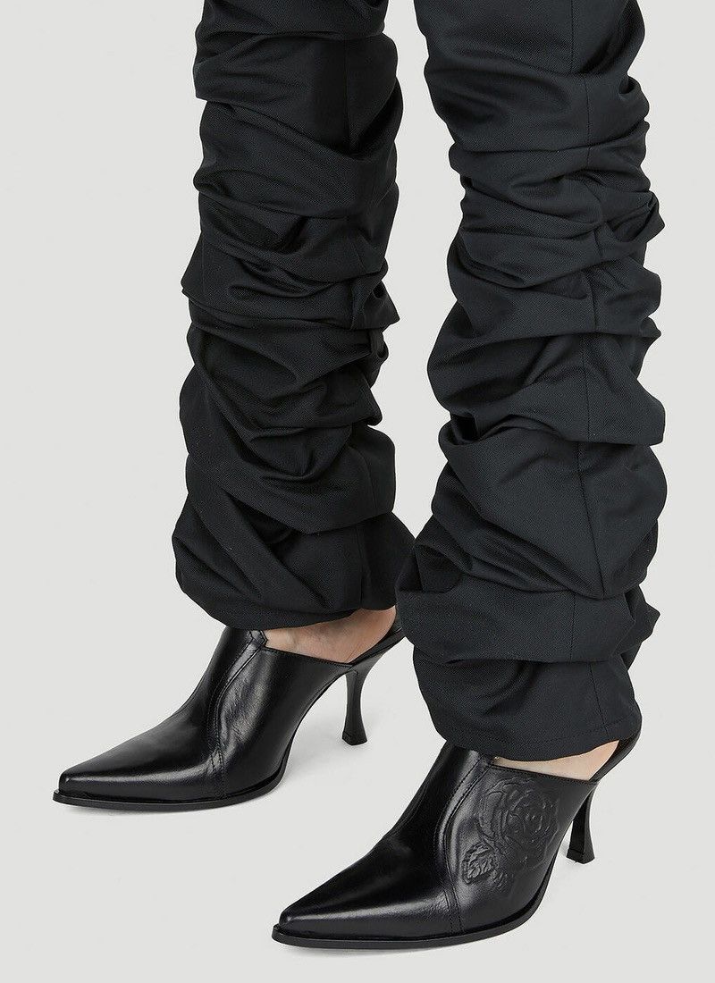 Acne Studios Ruffle Stacks Black Trouser Size US 32 / EU 48 - 5 Thumbnail