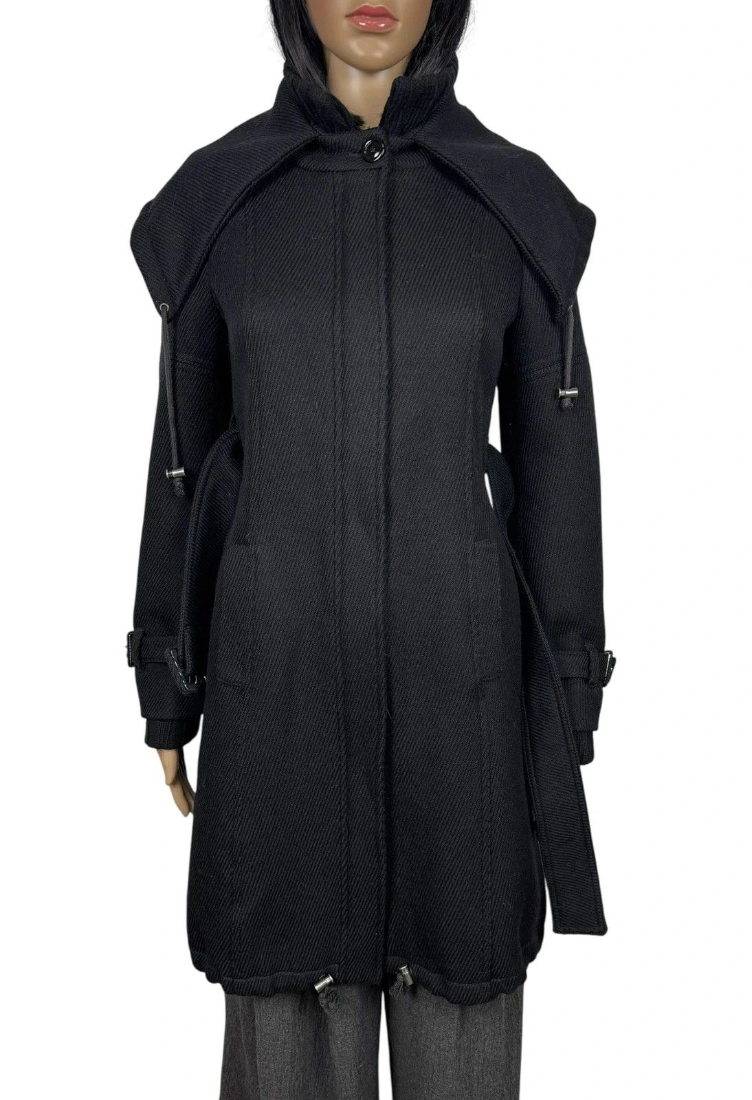 Max Mara Max Mara Wool Coat Belted Twill size UK6 US4 Size XS / US 0-2 / IT 36-38 - 9 Thumbnail