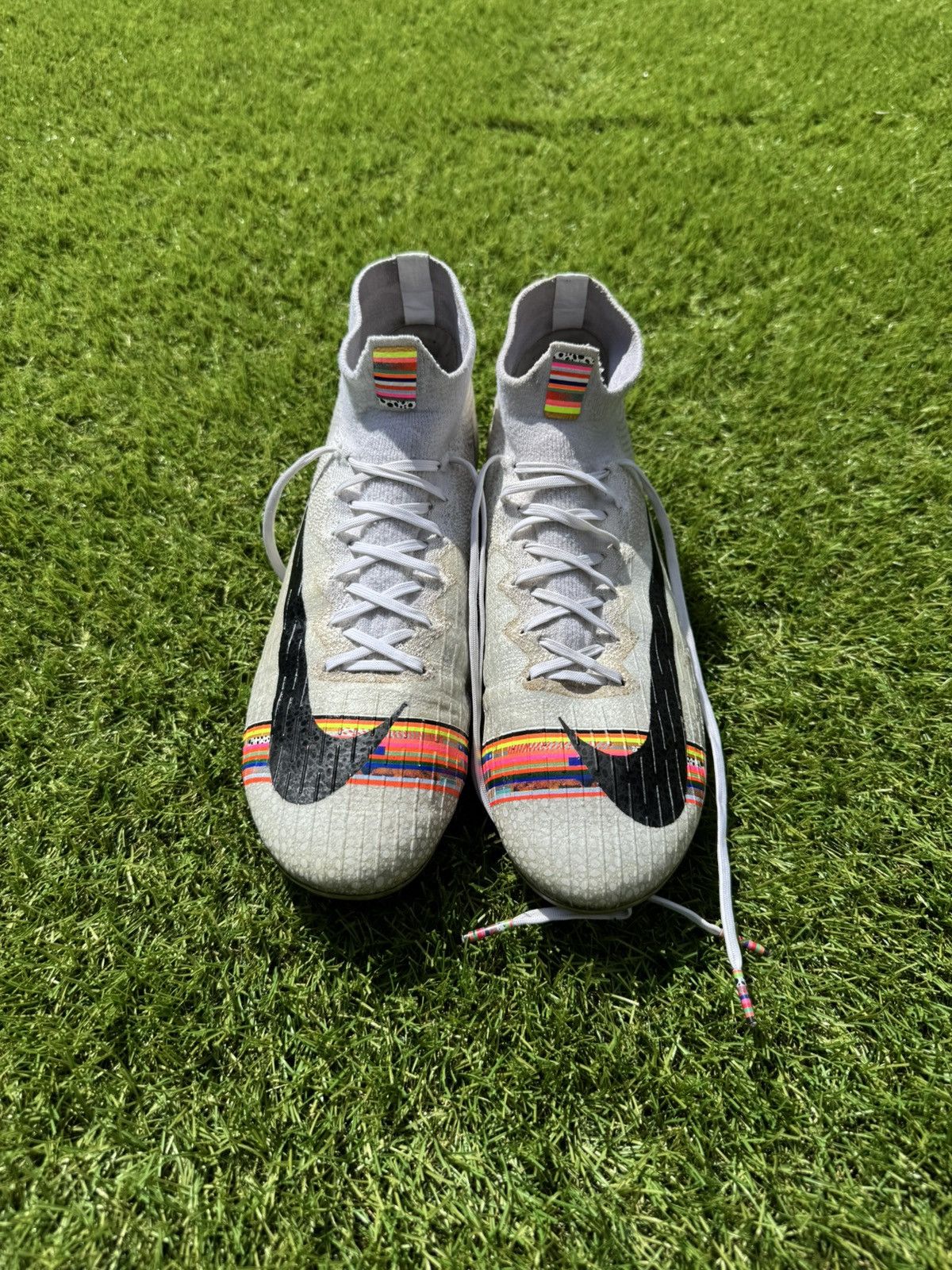 NIKE MERCURIAL SUPERFLY 6 ELITE FG LVLUP-PURE PLATINUM/WHITE