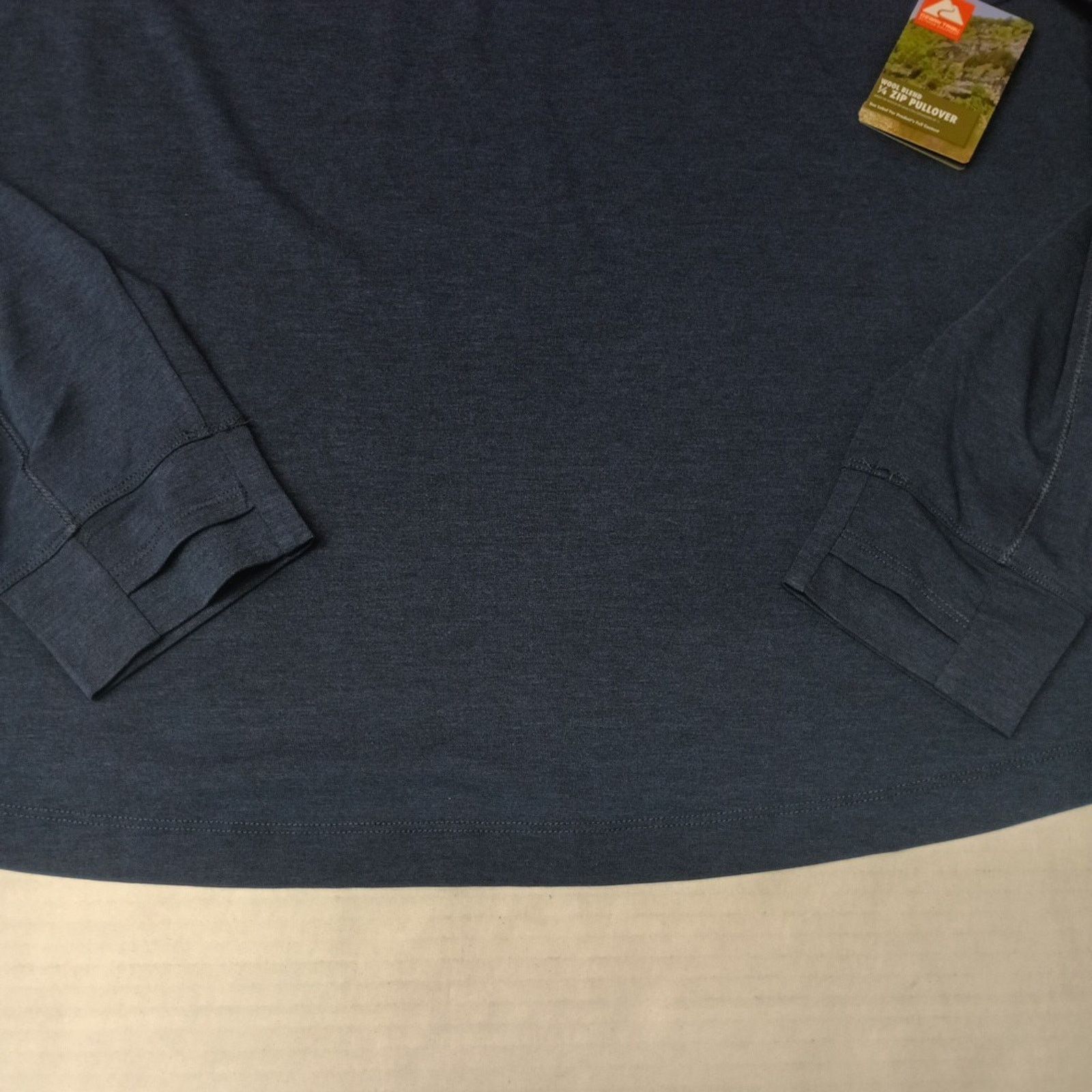 Other Ozark Trail Men's 1/4 Zip Pullover Size 2XL Blue Wool Blend Size US XXL / EU 58 / 5 - 2 Thumbnail