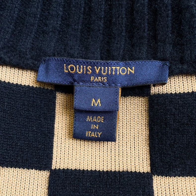 Louis Vuitton Louis Vuitton Black checkerboard knit jacket Size US M / EU 48-50 / 2 - 6 Thumbnail