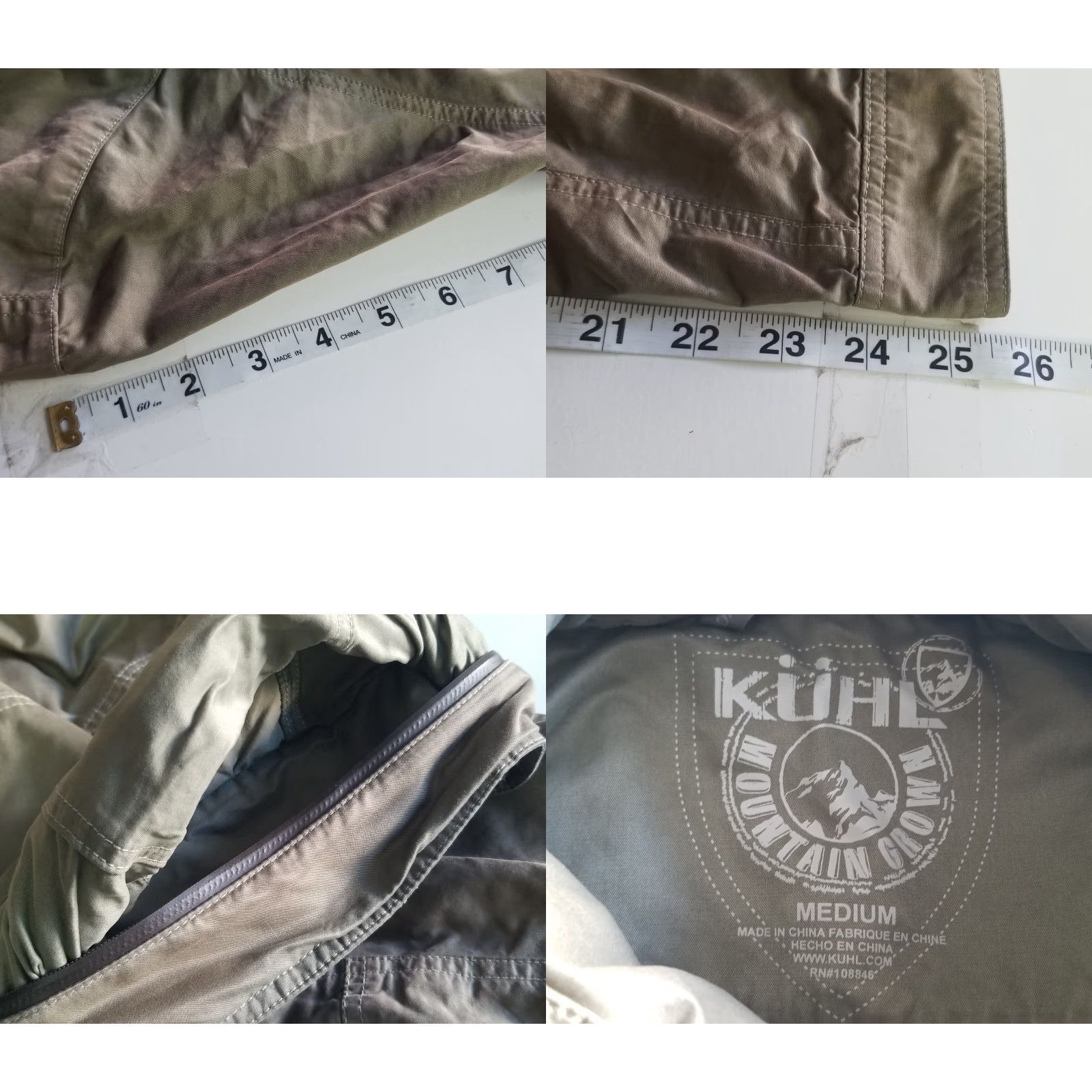 Vintage Kuhl Burr Jacket Military Green Canvas Basic Coat Patina Dye Mens Size Medium Regular Size US M / EU 48-50 / 2 - 9 Thumbnail