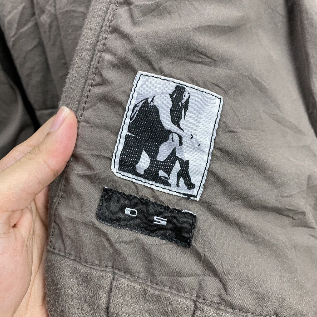 Rick Owens × Rick Owens Drkshdw Exploder parka jacket with body strap Size US XS / EU 42 / 0 - 17 Thumbnail