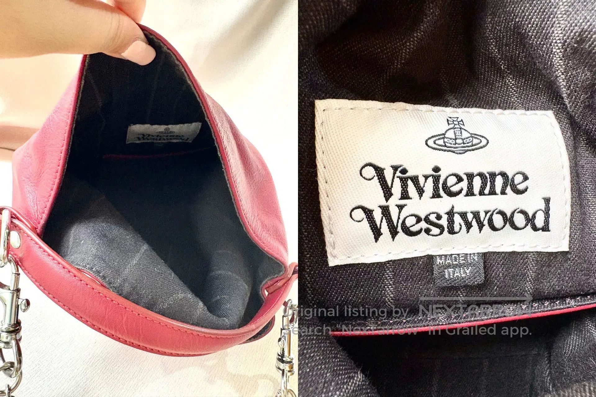 Vivienne Westwood Vivienne Westwood Red Saturn Bucket Crossbody. Size ONE SIZE - 8 Thumbnail