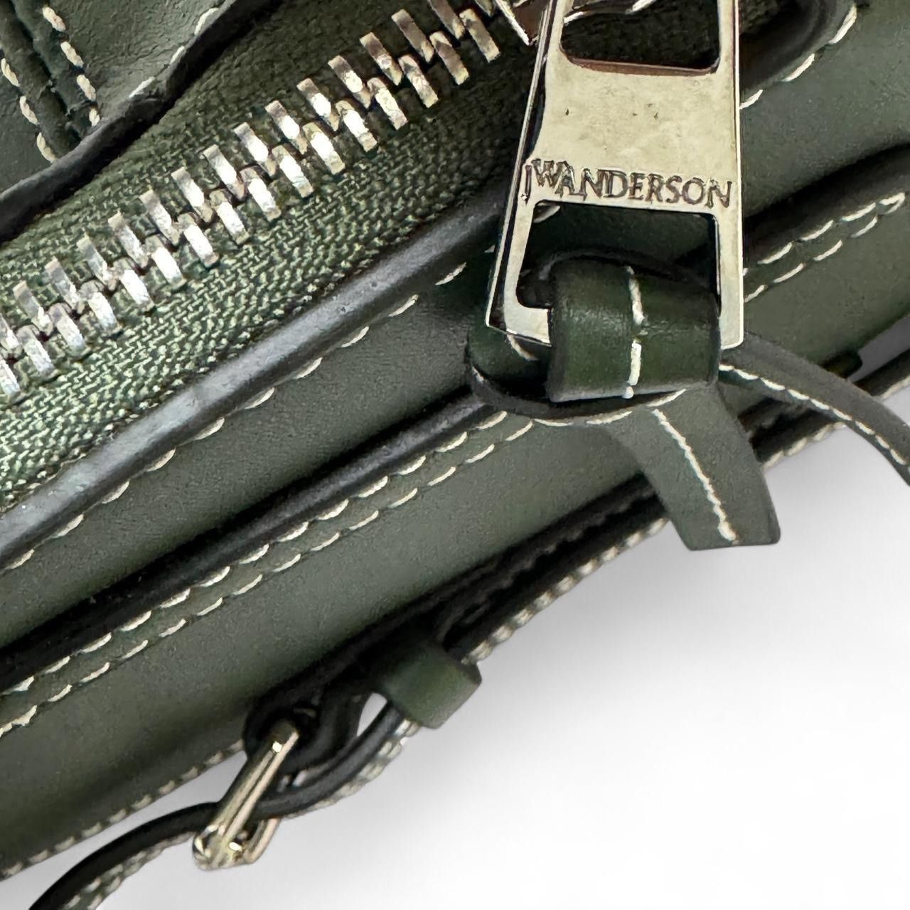JW Anderson JW Anderson green leather baseball cap with adjustable strap Size ONE SIZE - 7 Thumbnail