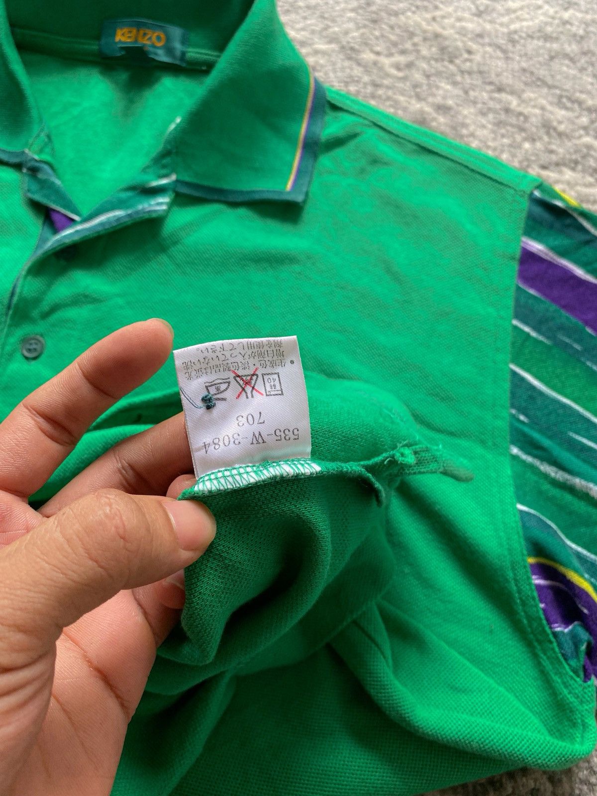 Kenzo Vtg Kenzo Polo Golf Size US L / EU 52-54 / 3 - 5 Thumbnail