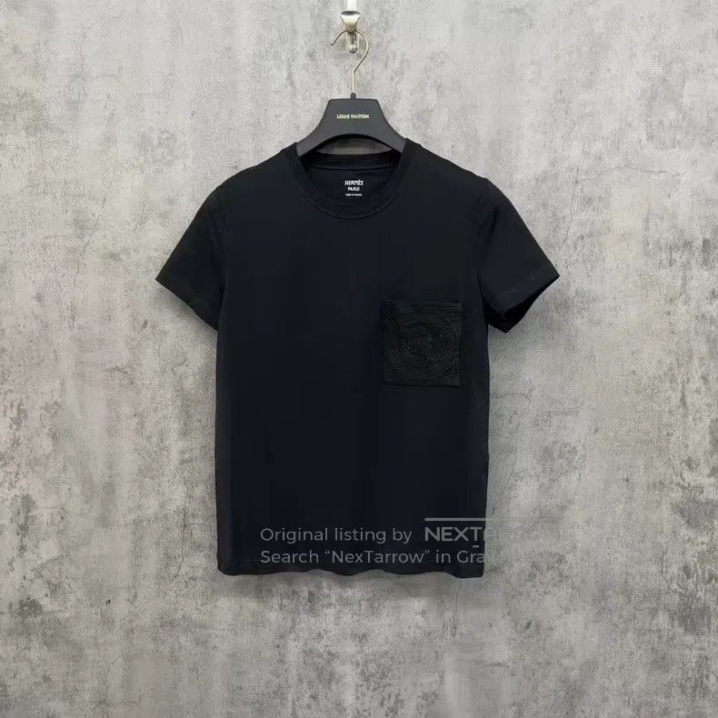 Hermes Hermes Embroidered Logo Knit H Pattern Short Sleeve Size XXS / US 00 / IT 34 - 1 Thumbnail