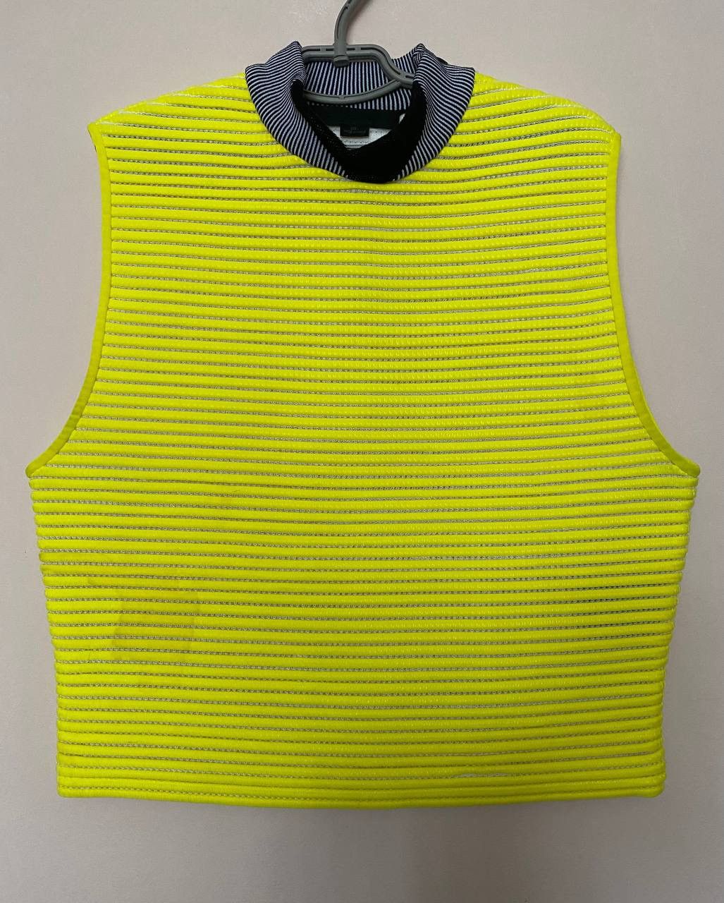 Alexander Wang Alexander Wang Neon-Yellow Cycling Sleeveless Top Size L / US 10 / IT 46 - 1 Thumbnail