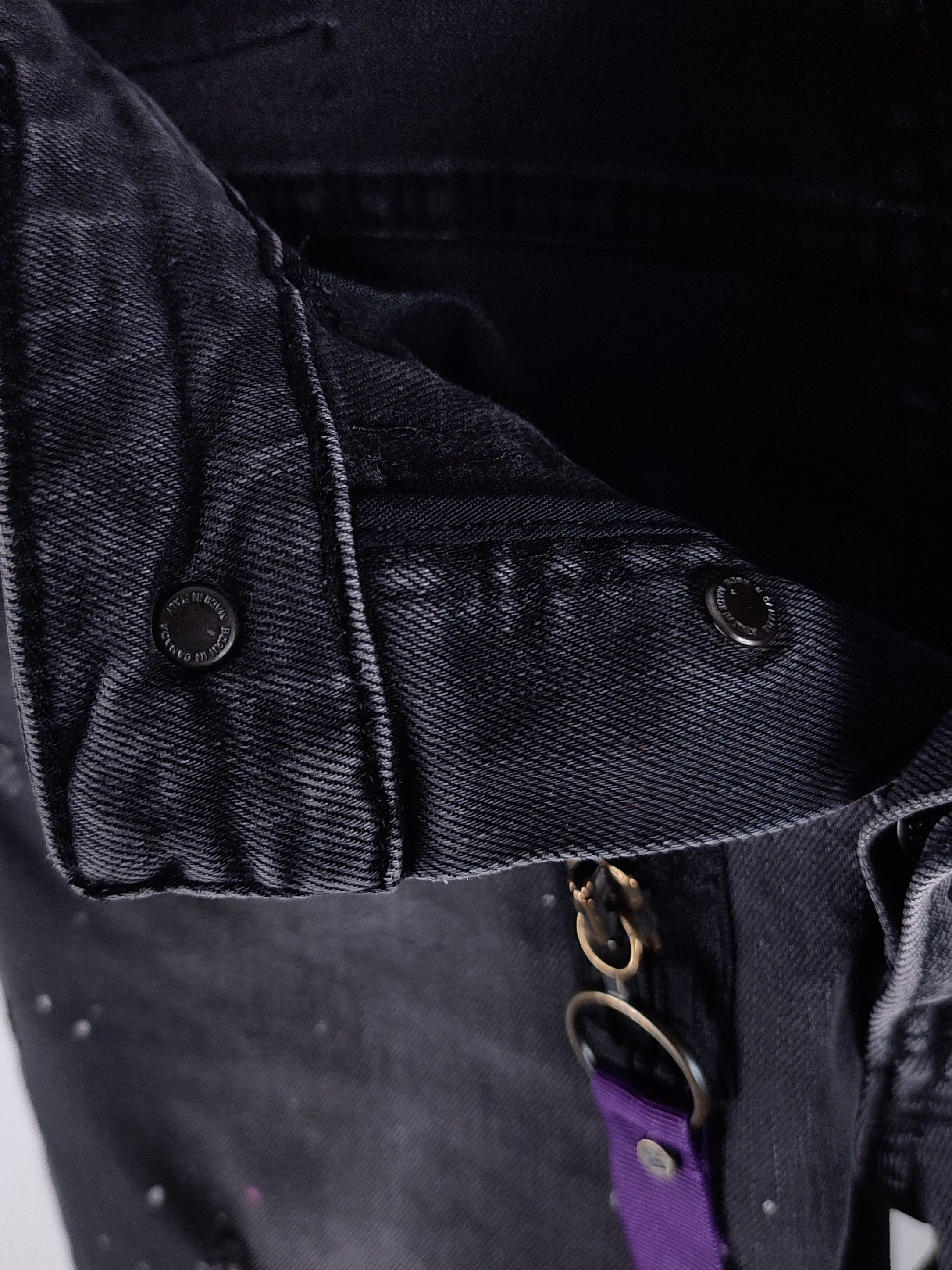 Dsquared2 💜 Dsquared2 Skinny Splatter Keychain Distressed Denim Pants Size US 30 / EU 46 - 11 Thumbnail