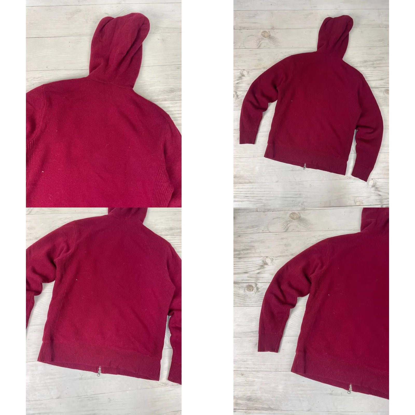 Vintage VINTAGE Stussy Hoodie Sweater Knit Wool Red Men Size M Casual Size US M / EU 48-50 / 2 - 9 Thumbnail