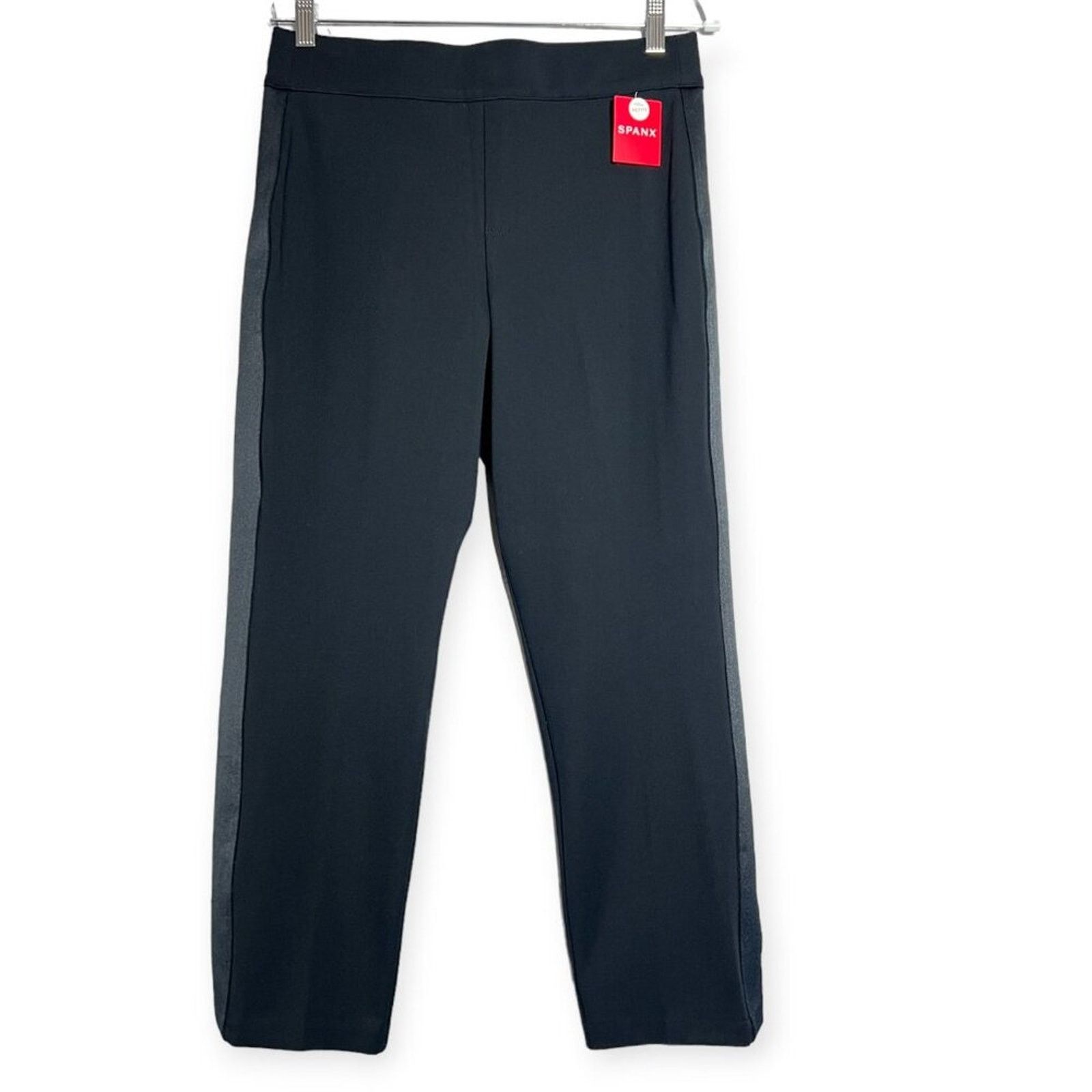 Spanx SPANX Ponte Straight Pant Black Petite L Cropped NWT Size 30" / US 8 / IT 44 - 1 Thumbnail
