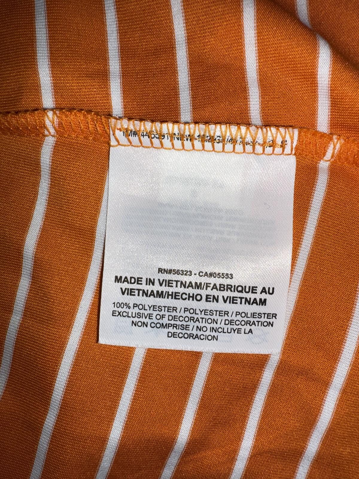 Nike Nike Golf Womens Dri Fit Stripe Polo Shirt Sample Size S / US 4 / IT 40 - 6 Thumbnail