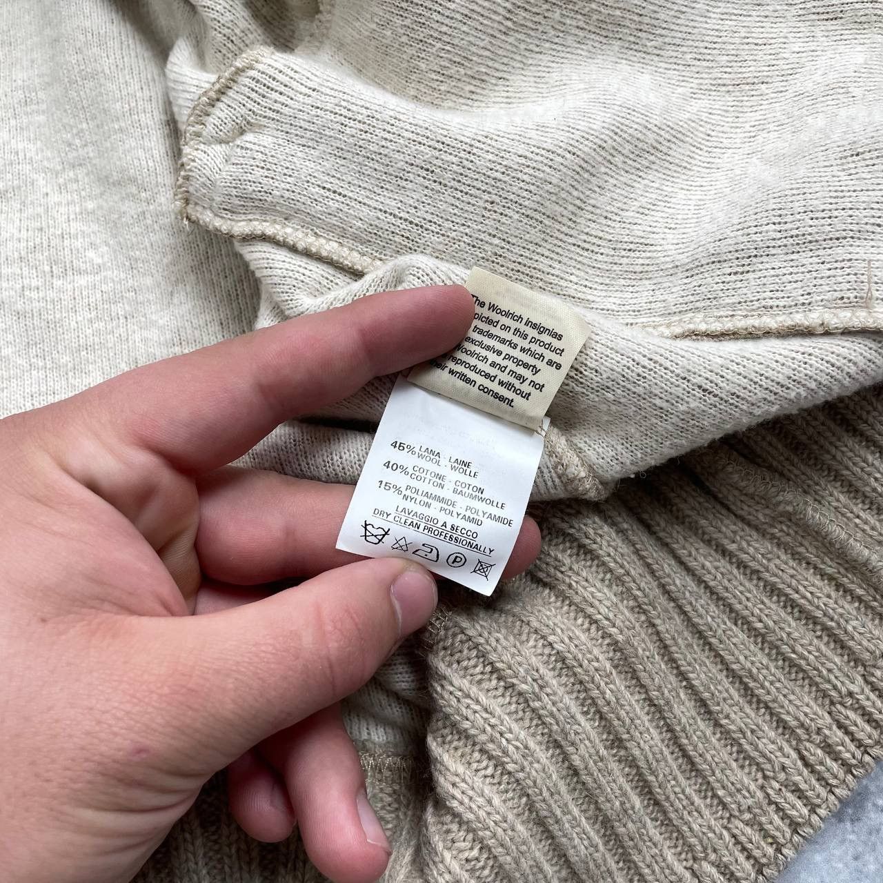 Woolrich Woolen Mills Woolrich Wool Cotton Fur Full-Zip Hoodie Women’s Beige M Size M / US 6-8 / IT 42-44 - 6 Thumbnail