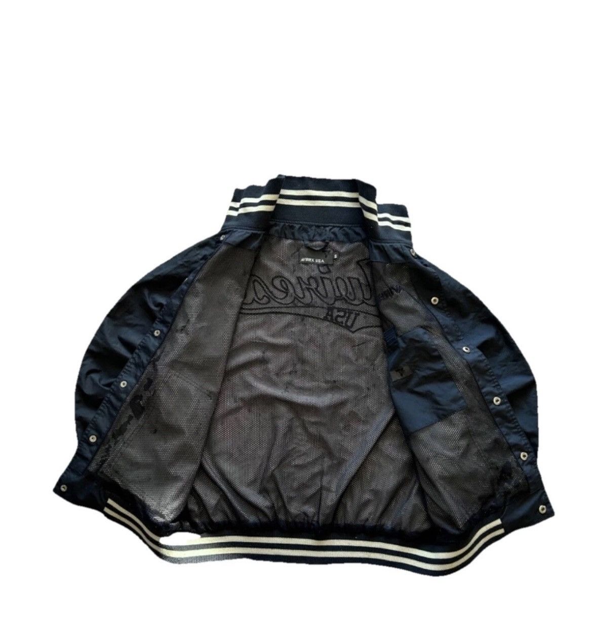Avirex Vintage Avirex Bomber Jacket Big Logo USA Army High Neck 00s Size US M / EU 48-50 / 2 - 5 Thumbnail