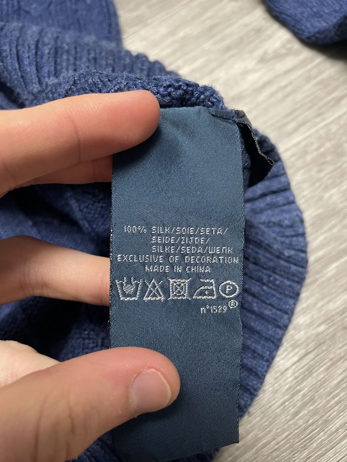Polo Ralph Lauren Vintage Polo Ralph Lauren 100% Silk Cable Knit Sweater Size L / US 10 / IT 46 - 8 Thumbnail